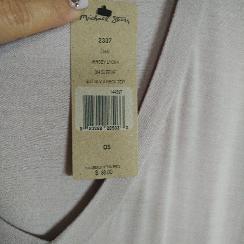 Michael Stars✨ Slit Sleeve Top - NWT - Picture 6 of 6